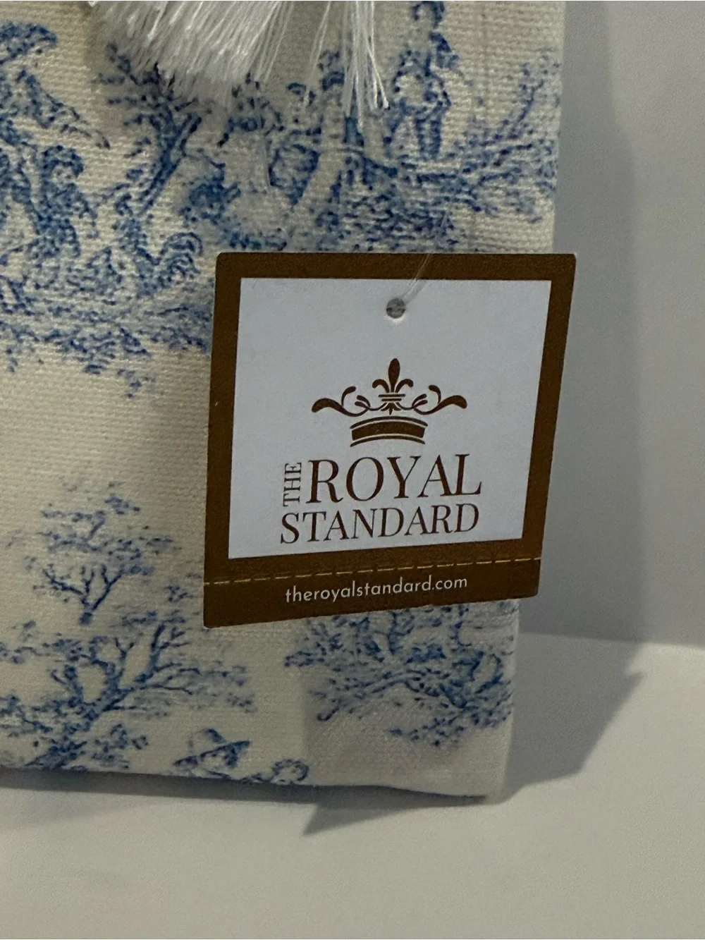 The Royal Standard Blue Toile Cosmetic Pouch